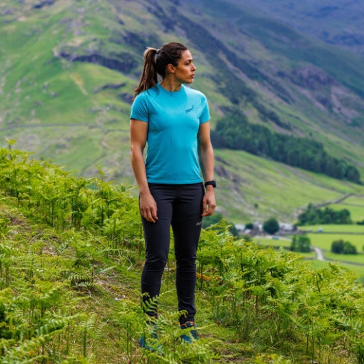 Graphic T-Shirt Ss ''Forged'' Women's Inov-8 Ireland Teal