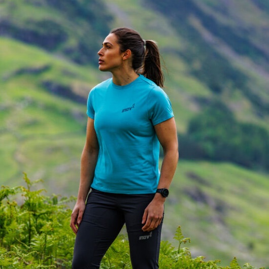 Graphic T-Shirt Ss ''Forged'' Women's Inov-8 Ireland Teal