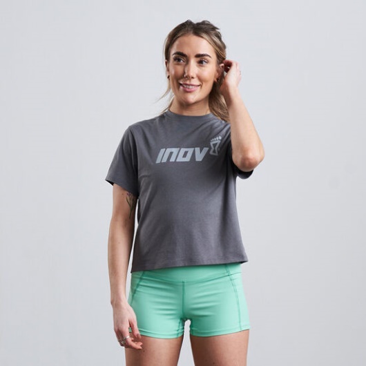 Inov-8 Ireland F-Lite Cropped Tee Women's Grey