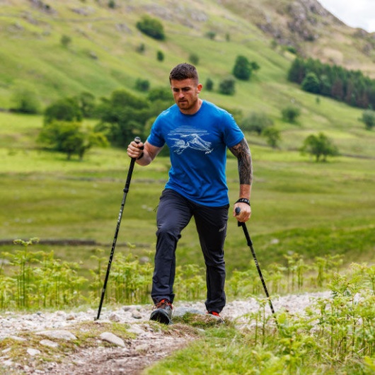Inov-8 Graphic T-Shirt Short Sleeve ''Helvellyn'' Men's Blue