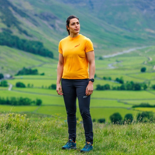 Inov-8 Ireland Graphic T-Shirt Ss ''Skiddaw'' Women's Yellow