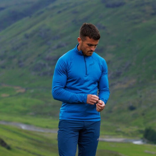 Inov-8 Venturelite Mid Half Zip Men's Blue
