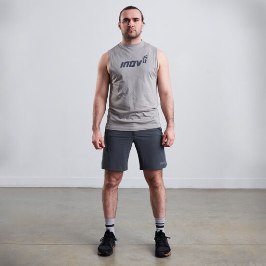 Light Grey Inov-8 F-Lite Tank Men's