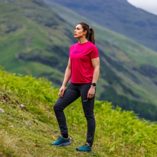 Pink Graphic T-Shirt Ss ''Inov-8 Ireland'' Women's