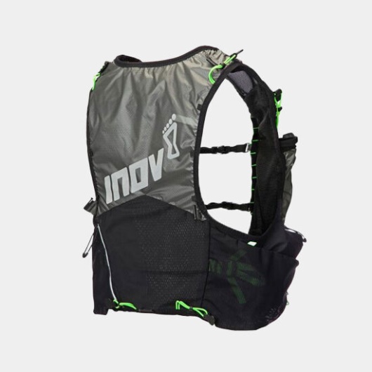 Black-Green Inov-8 Race Ultra Pro 2In1 Vest